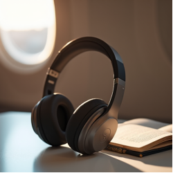 EchoBeats G3 Over-Ear ANC Headphones Foldable 50H Silver