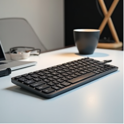 PulseType G2 Bluetooth Slim Keyboard Multi-Device Silver