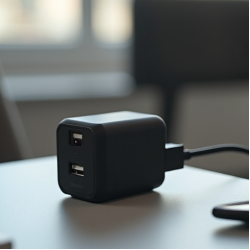PowerFlow M4 18W USB-A Quick Charge 3.0 Wall Adapter Black