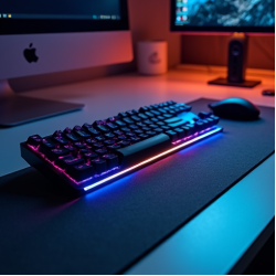 PulsePad X8 Wired Mechanical Keyboard Brown Switch TKL Blue