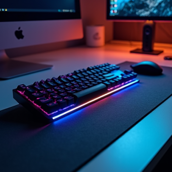 PulsePad X8 Wired Mechanical Keyboard Brown Switch TKL Blue