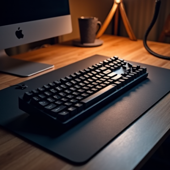 PulsePad V3 Wired USB Keyboard Mechanical Blue Switch Gray