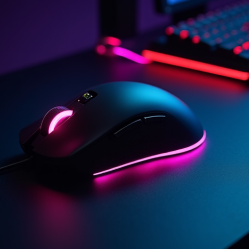 AeroClick S8 Wireless Gaming Mouse RGB 16000 DPI Black