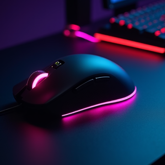 AeroClick S8 Wireless Gaming Mouse RGB 16000 DPI Black