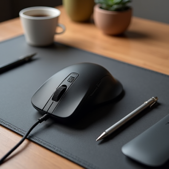 NovaSpark M2 Wired Ergonomic Mouse USB 1600 DPI Black