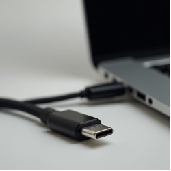 AeroCharge E4 USB-C to USB-C Braided Cable 100W 6ft Gray