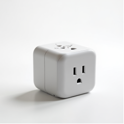 PulseVolt M2 USB-C Travel Adapter 65W GaN Universal Plug White