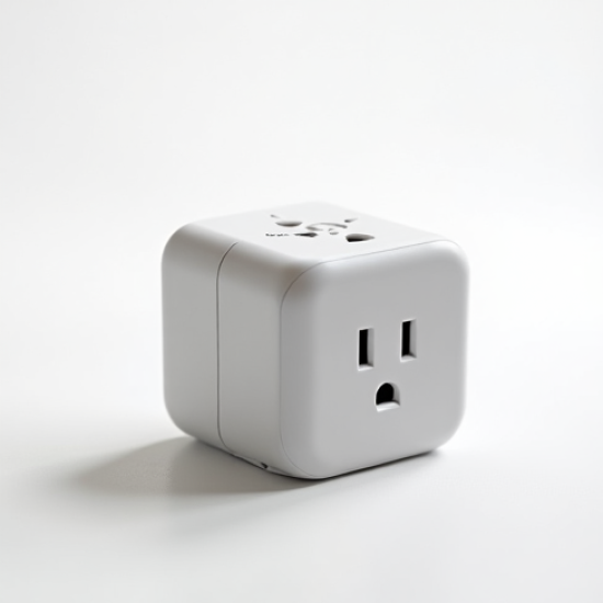 PulseVolt M2 USB-C Travel Adapter 65W GaN Universal Plug White