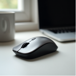 TurboClick S6 Wireless Compact Mouse 2.4GHz 1000 DPI Silver