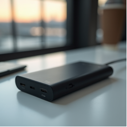 PulseCharge S1 30000mAh Laptop Power Bank USB-C 65W Black