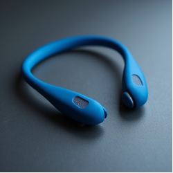 EchoBeats V1 Neckband Earphones Bluetooth 5.1 Stereo Blue