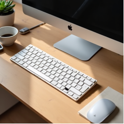 SwiftKeys G3 Wireless Keyboard 2.4GHz Slim Compact White