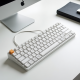 PulseKeys S1 Wired Membrane Keyboard 104-Key Quiet White