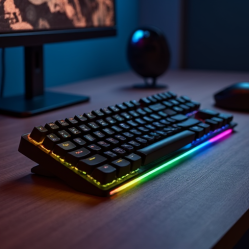 TechType Z6 Wireless Gaming Keyboard 2.4GHz TKL Blue