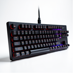 ZenType G4 Gaming Mechanical Keyboard RGB Red Switch Black