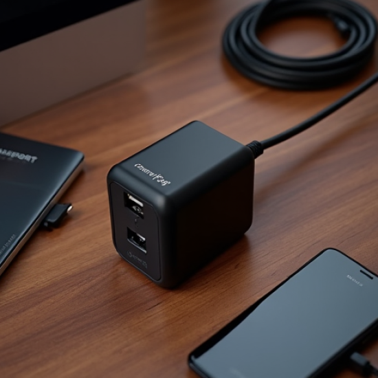 PowerFlow M4 18W USB-A Quick Charge 3.0 Wall Adapter Black