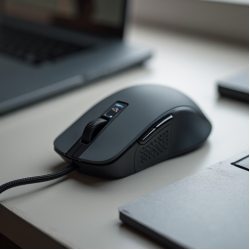 SwiftClick G3 Wired Optical Mouse USB 3200 DPI Gray