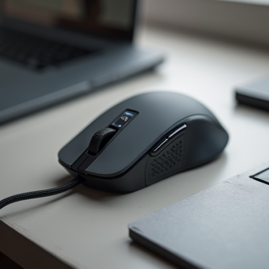 SwiftClick G3 Wired Optical Mouse USB 3200 DPI Gray