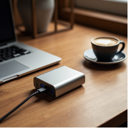 ZenVolt M9 60W Multi-Port GaN Charger 3xUSB-C 1xUSB-A Silver