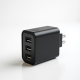 PowerFlow M3 5-Port USB Wall Charger 50W Multi-Device Black