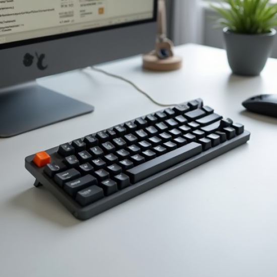ZenKeys E2 Wired Mechanical Keyboard Brown Switch Full-Size Gray