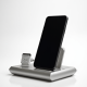 PulseVolt Z3 4-in-1 Charging Station Dock Desk Organizer Silver