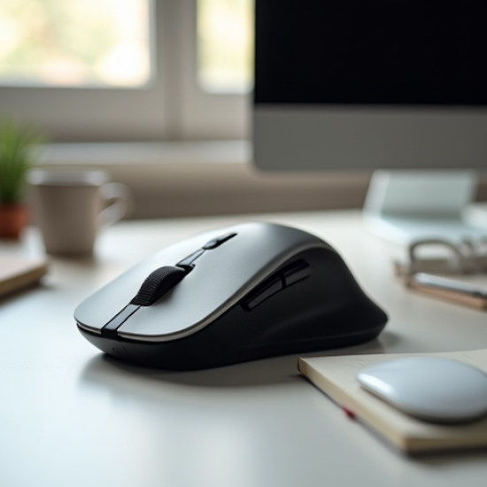 TurboClick G9 Wireless Office Mouse 2.4GHz 1600 DPI Silver