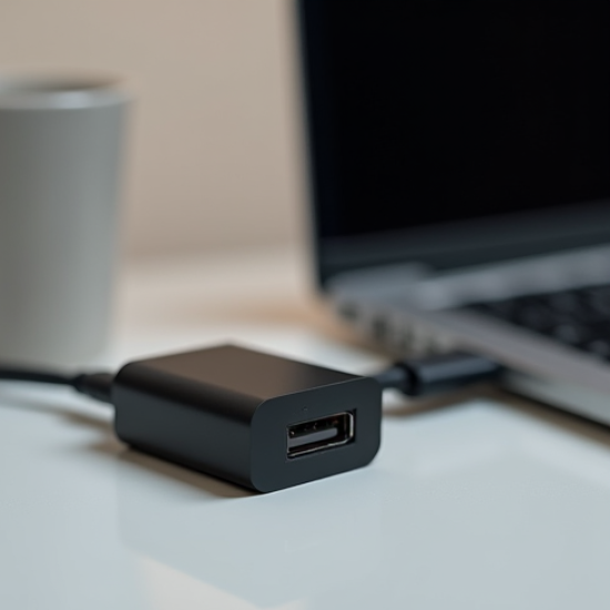 PulseCharge X8 USB-C to USB-A OTG Adapter Converter Black
