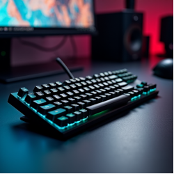 ZenType G4 Gaming Mechanical Keyboard RGB Red Switch Black