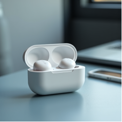 PulseSound M2 TWS Earbuds ANC 5.2 Transparency White