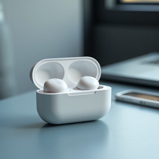 PulseSound M2 TWS Earbuds ANC 5.2 Transparency White