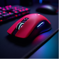 PulseClick Z9 Wireless Gaming Mouse RGB 16000 DPI Red