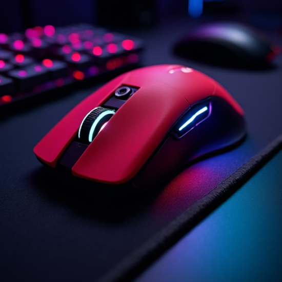 PulseClick Z9 Wireless Gaming Mouse RGB 16000 DPI Red