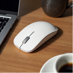 PulseClick V7 Bluetooth Travel Mouse Compact 1200 DPI White