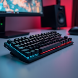 NovaPad R6 Wireless Gaming Keyboard 2.4GHz RGB Gray