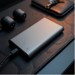 PulseVolt V3 8000mAh Mini Power Bank Pocket-Size USB-C Gray