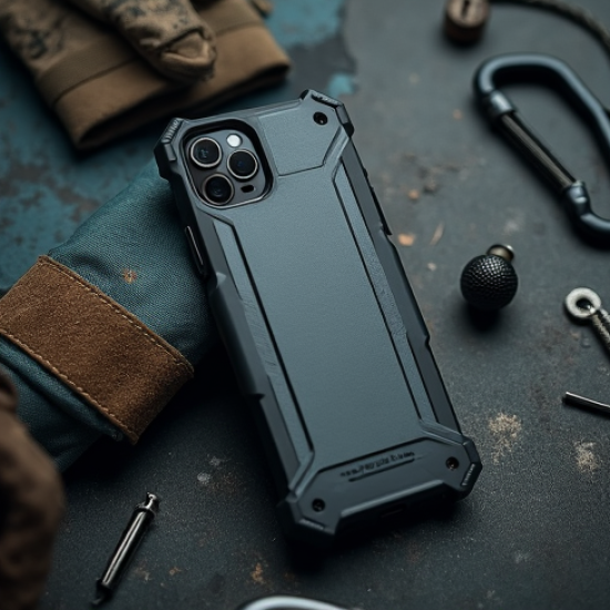 NovaCover R6 Rugged Holster Belt Clip Phone Case Black Gray