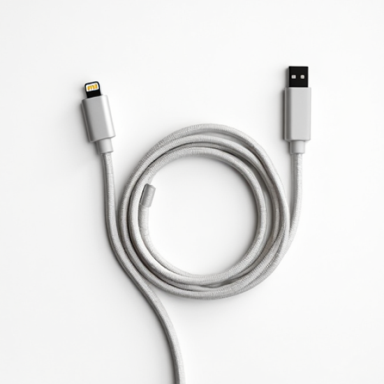 VoltCharge V4 USB-C Lightning Cable 20W PD Certified White
