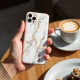 SlimFit Z5 Marble Pattern Hard PC Phone Case White Gold