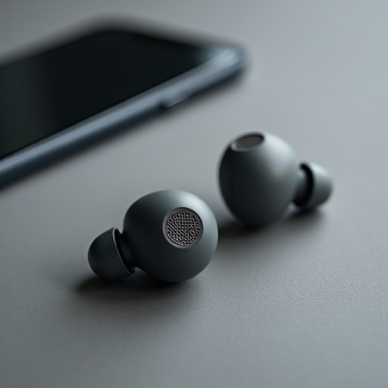 NovaSound Pro TWS Earbuds 5.3 ANC 40H Playback Gray