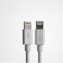 VoltCharge S6 1m USB-A to Lightning Cable MFI 2.4A White