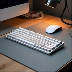 TechType Z9 Wireless Compact Keyboard 2.4GHz 87-Key White