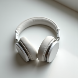 NovaSound E3 Over-Ear Headphones ANC Foldable 50H White