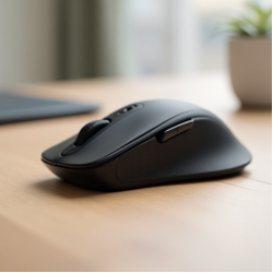 ClickPro X1 Wireless Ergonomic Mouse 2.4GHz 1600 DPI Black