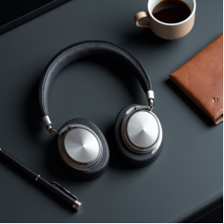 PulseSound S7 Bluetooth Over-Ear Headphones ANC Foldable Silver