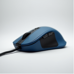 ClickZen V5 Ergonomic Wired Mouse USB 2400 DPI Blue