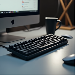 SwiftPad M3 Wired Mechanical Keyboard Full-Size Green Switch Black