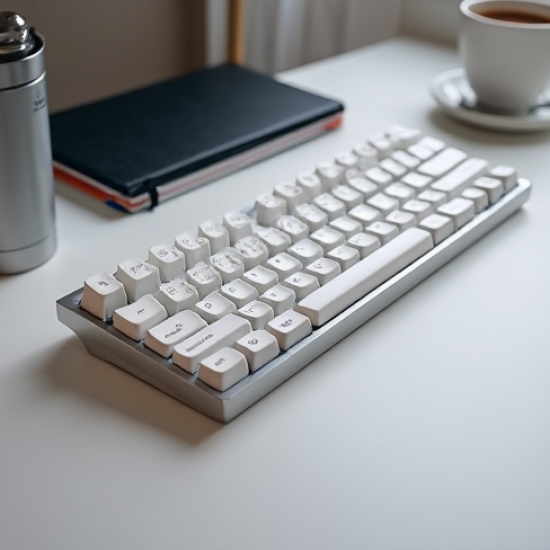 NovaPad Z5 Bluetooth Multi-Device Keyboard 75% White