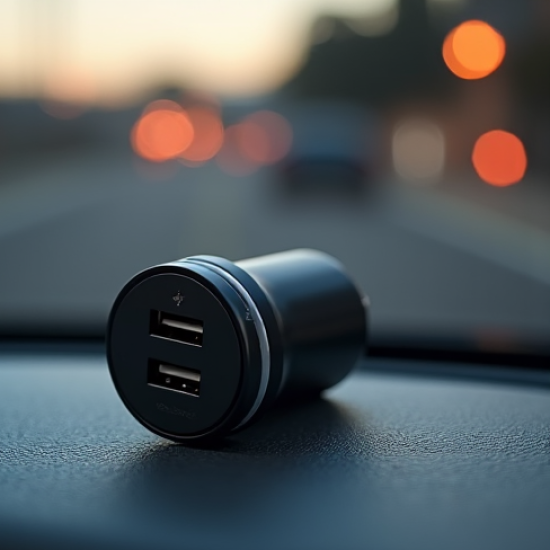 VoltCharge R4 Car Charger Dual USB 24W Fast Charge Black