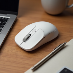 AeroScroll X3 Wireless Office Mouse 2.4GHz 1600 DPI White